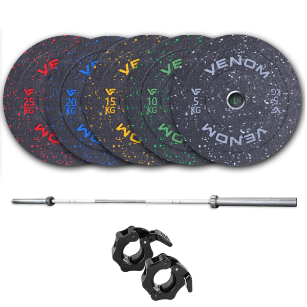 170kg Olympic Bumper Plate Package