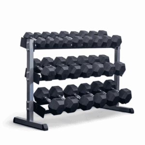 5-30kg rubber hex dumbbell set