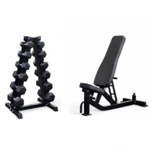 4-15kg Dumbbell and Bench Package