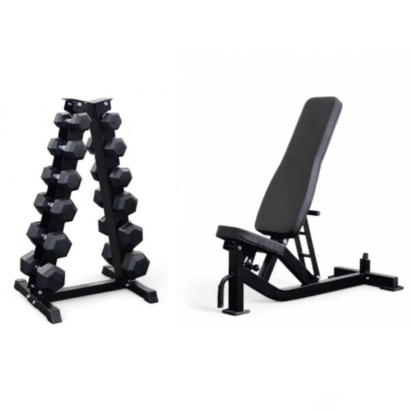 4-15kg Dumbbell and Bench Package